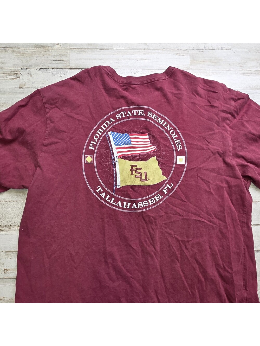 Southern Tide Florida State Seminoles Long Sleeve Graphic Tee Men's LG